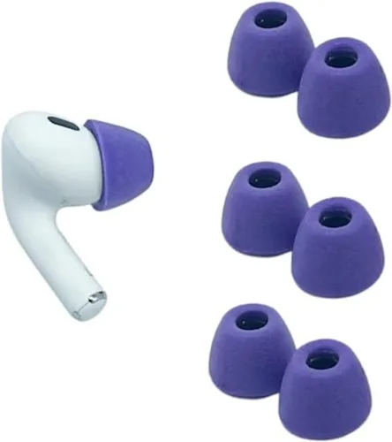 Vista 22 de Almohadillas de espuma viscoelástica Comply de repuesto para auriculares Apple AirPods Pro 1 y 2 Comodidad máxima, ajuste seguro, aislamiento