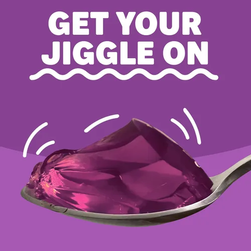 Vista 6 de Jell-O Mezcla de postre de gelatina de uva, caja de 3 onzas