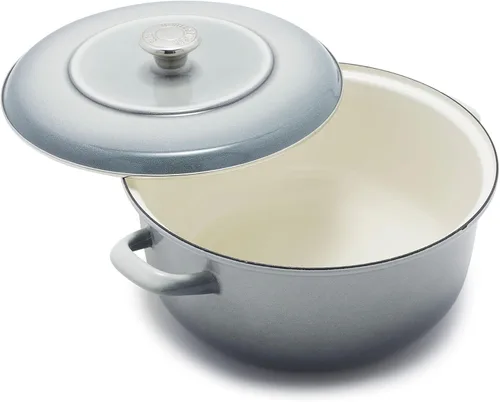 Vista 15 de Merten & Storck - Horno holandés de hierro esmaltado alemán color azul