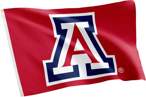 Vista 7 de Desert Cactus Bandera de la Universidad de Arizona UA – Bandera de gatos salvajes de 3 x 5 pies, tela duradera para interiores y exteriores, diseño