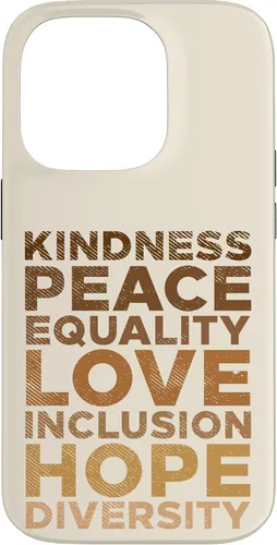 Vista 17 de iPhone 16 Kindness Peace Equality Black African Pride Melanin BLM Gift Case