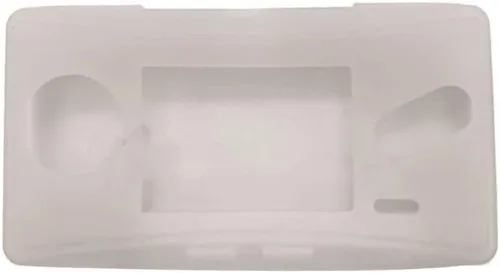 Vista 2 de Funda protectora de silicona suave para consola Gameboy funda a prueba de golpes para protección GBM funda antiarañazos gris