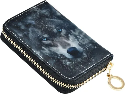 Vista 21 de Tarjetero de Tarjetas de Crédito RFID de Cuero con Cremallera Cartera para Mujeres y Niñas, Color #01, Talla única, Classic