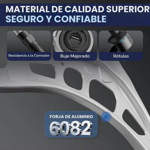 Vista 4 de Kit de suspensión delantera E46, brazo de control inferior E46, extremos