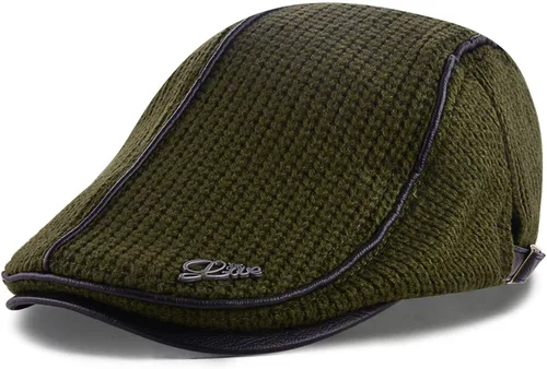 Vista 13 de M MOACC - Gorra de hombre de algodón ajustable con hebilla, boina, sombrero de periodista, gorro Cabbie Gatsby, gorras de conducción, gorras planas