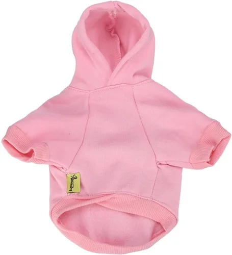 Vista 5 de Ropa para mascotas Howstar, sudadera con capucha para perro con la frase "I love my mom", M, Rosado