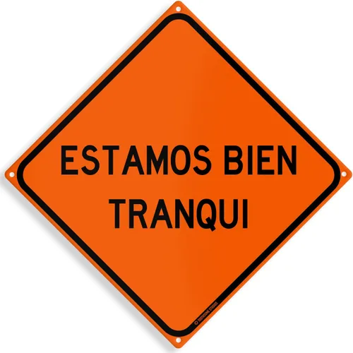 Vista 9 de Aquí Solo Hay Buena Onda Divertido Cartel de Estaño de Humor Mexicano en Español 30 cm x 30 cm (BuenaOnda)