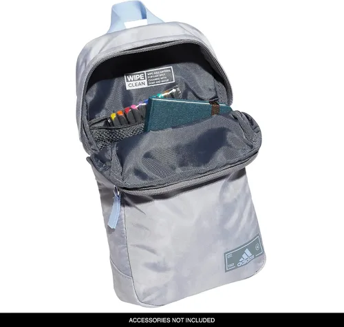 Vista 3 de adidas Essentials - Bolso cruzado pequeño para mujeres y hombres (5L), Stone Wash GrisBlue Dawn2.0, Tamaño único, Essentials Crossbody - Bolso