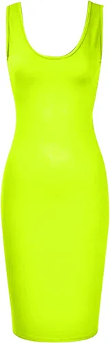 Vista 3 de Oiumov Vestidos de verano sin mangas para mujer, sexy, ajustado, bonito estampado de mariposa, sin mangas, básico, vestido de fiesta por debajo