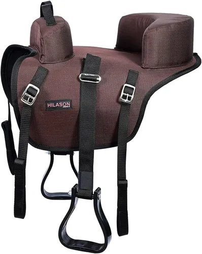 Vista 18 de HILASON Western Horse - Asiento para niños, diseño clásico compatible con caballos