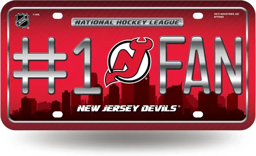 Vista 22 de NHL #1 - Placa de matrícula metálica para ventilador
