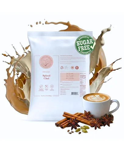 Vista 17 de 5 SPARROWS - Crema de café saludable sin azúcar (chocolate blanco) - Endulzada con stevia, cero azúcar, mezcla de bebida saborizada apta para dieta