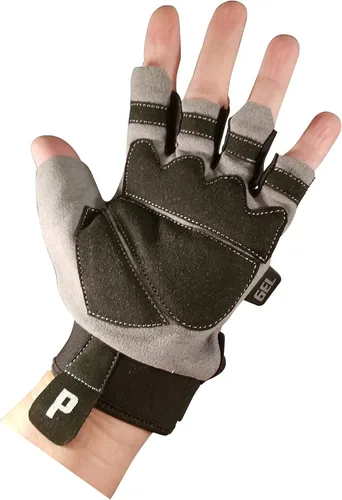 Vista 2 de Guantes de entrenamiento para mujer ligeros con palmas acolchadas de gel y cierre de velcro súper fuerte y disponibles los estilos más populares