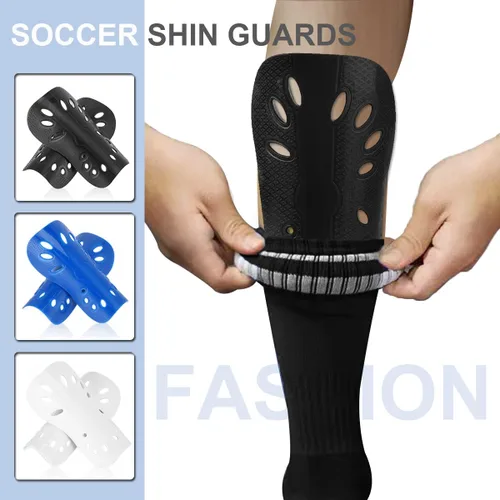 Vista 5 de Youth Soccer Shin Guards for Kids Shin Pads Child Calf Protective Gear Protective Soccer Equipment for Boys Girls Toddler Teenagers 3-15 Years Old