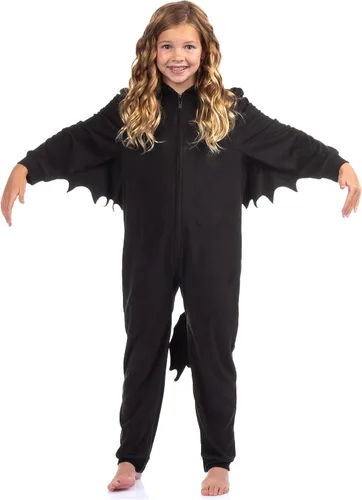 Vista 2 de INTIMO Cómo entrenar a tu traje de Dragon Union Pijama con capucha sin dientes para niños