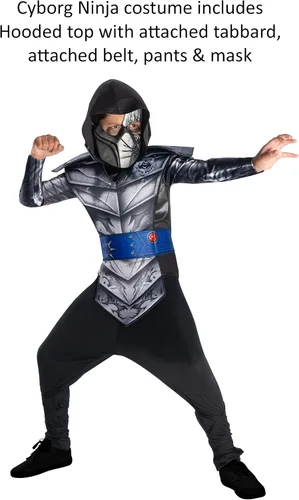 Vista 2 de Rubie's Cyborg Ninja disfraz para niño