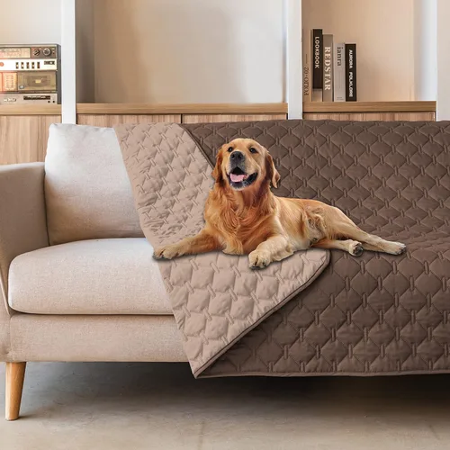 Vista 73 de gogobunny Manta para mascotas 3 veces más resistente, impermeable y a prueba de arañazos; protector de muebles reversible para perros y gatos, funda