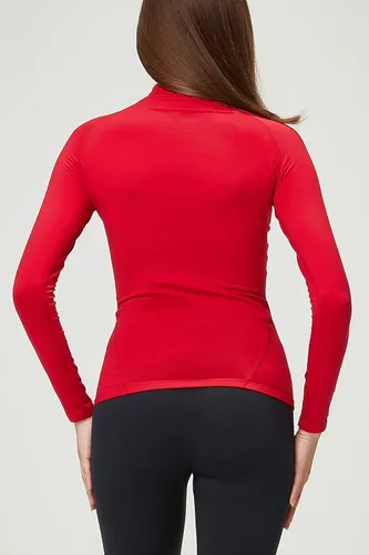 Vista 3 de DEVOPS - Paquete de 2 camisas de manga larga térmicas de cuello tortuga para mujer de comprensión para usar debajo de la ropa