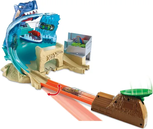 Vista 3 de Hot Wheels Hot Wheels City Shark Beach Battle Set Multicolor