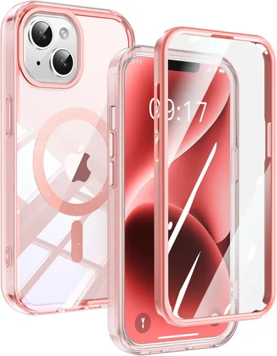 Vista 14 de Funda de privacidad para iPhone 13/iPhone 14 con soporte de 360° [protector de pantalla antiespía integrado] [compatible con MagSafe]