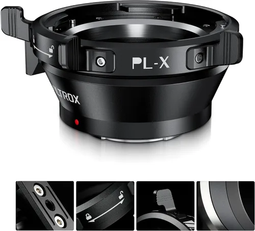 Vista 12 de VILTROX Adaptador de lente PL-L, anillo convertidor de lente de cámara, anillo adaptador compatible con lente PL a cámara de montaje en L Panasonic