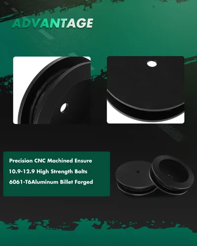 Vista 3 de SCITOO para Jeep Kit de elevación de nivelación trasera de 1.5 pulgadas, espaciadores de elevación trasera, kits de elevación de suspensión