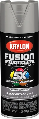 Vista 36 de Krylon Fusion - Pintura en aerosol adhesiva todo en uno para uso en interiores y exteriores, 12 onzas, vidrio de playa