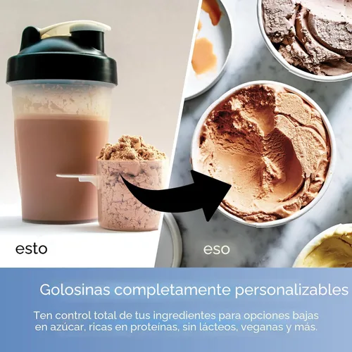 Vista 8 de Ninja CREAMi Paquete de Máquina para Hacer Helados Incluye (4) Recipientes de 16 oz. para Gelato, Mezclas, Batidos, Sorbete, Cuencos de Batidos