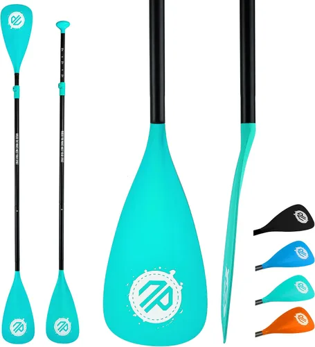 Vista 11 de niphean Remo de kayak de 4 piezas, paletas de tabla de remo ajustables, pala ligera de SUP, accesorios de tabla de remo desmontable con eje