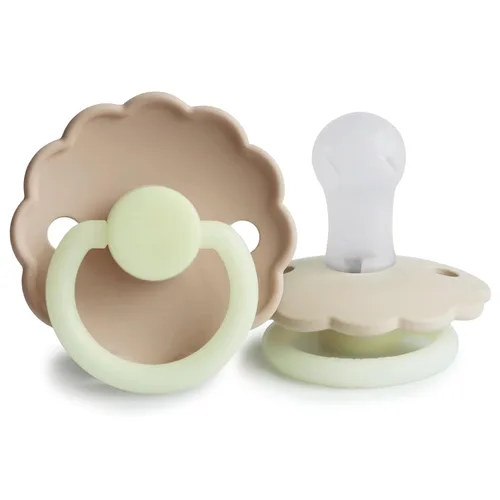 Vista 36 de FRIGG Daisy SilkySoft Chupete de Silicona para Bebé Fabricado en Dinamarca Sin BPA (Rosa Bebé/Lila Suave, 0-6 Meses)