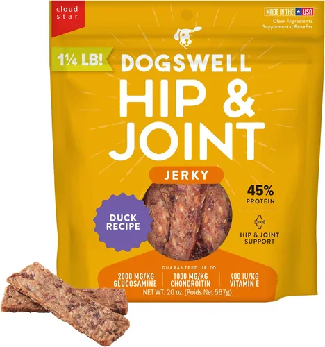 Vista 13 de DOGSWELL Hip & Joint Mini Jerky - Golosinas para perros, pechuga de pollo