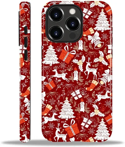 Vista 16 de Funda para iPhone 13 iPhone 14, a prueba de golpes, funda protectora híbrida de 2 capas, doble protección contra caídas, antiarañazos, diseño