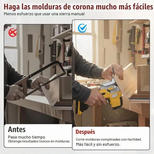 Vista 5 de Pie de afrontamiento para sierras de calar, herramienta de carpintería de alta eficiencia compatible con la mayoría de sierras de calar