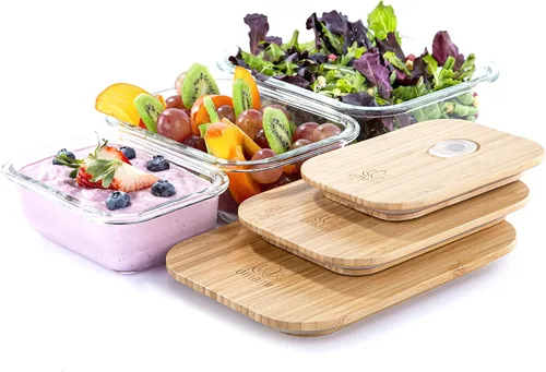 Vista 9 de Umami Caja bento para adultos/niños, edición premium, incluye 2 recipientes y 4 piezas de cubiertos, fiambrera para hombres/mujeres, 2 recipientes