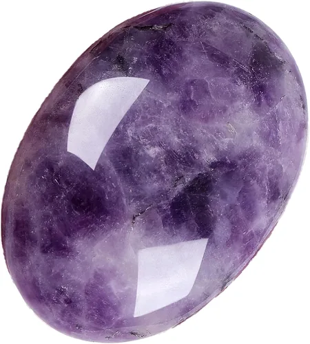 Vista 17 de ZHIYUXI Piedras preciosas de cristal de labradorita negra de 2.2 a 2.4 pulgadas, cristales curativos, piedras de preocupación para regalos