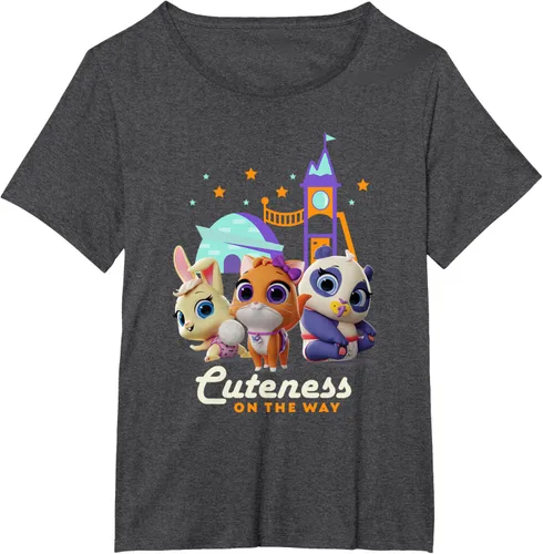 Vista 27 de Disney Camiseta Junior T.O.T.S. Cuteness On the Way Negro