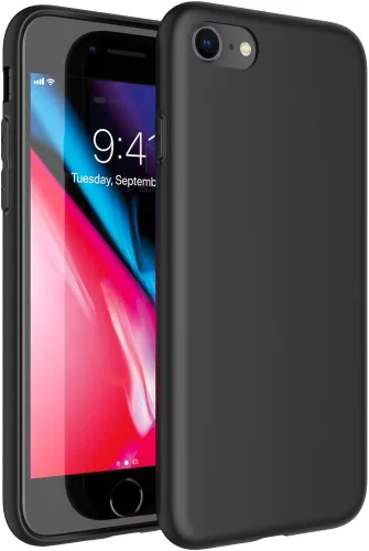 Vista 16 de Funda Puxicu para iPhone 12 Pro Max, cubierta protectora de TPU mate suave de diseño delgado para iPhone 12 Pro Max, negra