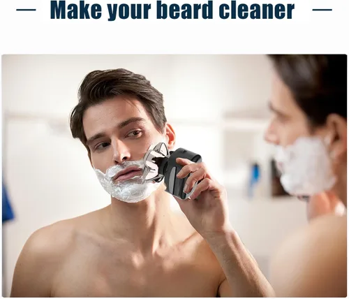 Vista 5 de Cuchilla de repuesto para cabeza de afeitadora de 8 piezas, compatible con maquinillas de afeitar eléctricas Skull Shaver Pitbull