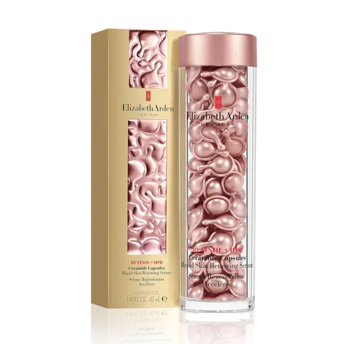 Vista 16 de Cápsulas de suero facial de retinol + HPR de ceramidas de Elizabeth Arden, tratamiento de líneas finas y arrugas, renovación rápida de la piel
