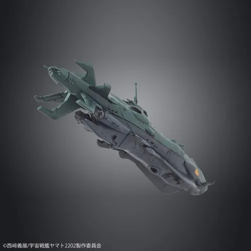 Vista 17 de Bandai Hobby Yamato 2202 - Juego de submarinos dimensionales, Bandai Spirits Yamato 1/1000 Model Kit