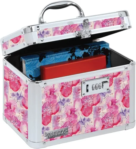 Vista 21 de Vaultz Cajas de seguridad seguras – Caja de seguridad segura con combinación, almacenamiento para documentos, objetos de valor, medicamentos