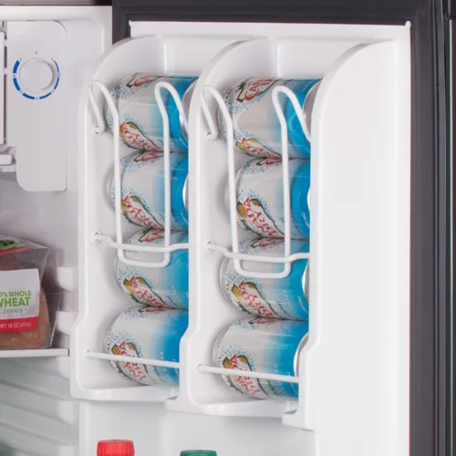 Vista 3 de Commercial Cool CCR32B - Refrigerador y congelador compacto de una sola Negro