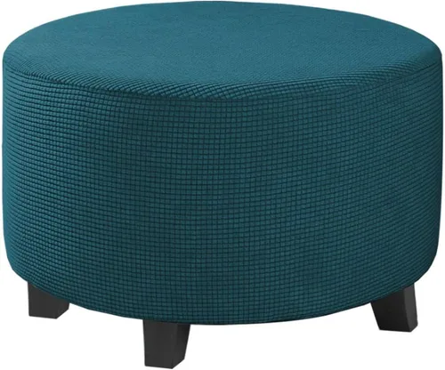 Vista 25 de H.VERSAILTEX Funda Deslizable para Otomana Rectangular Ajuste de Longitud 29"-34" Reposapiés Fundas Deslizables para Sofá Funda para Taburete