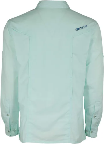 Vista 2 de Mossy Oak Camisas de pesca de manga larga para hombre, secado rápido con protección solar UPF