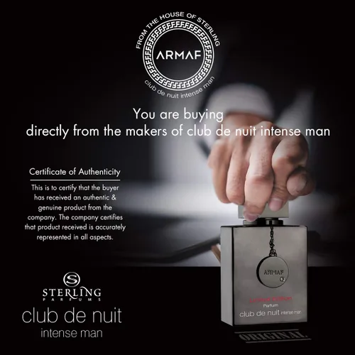 Vista 5 de Club De Nuit Intense - Edición Limitada de Armaf para Hombre - 3.6 oz de Spray de Parfum