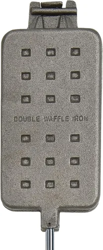 Vista 5 de Rome 1405 Waffle Iron con asas de acero y madera