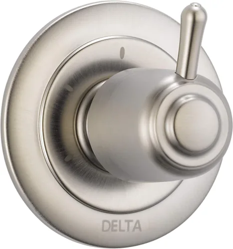 Vista 2 de Delta Grifo de 3 ajustes de mango de ducha desviador, bronce champán T11800-CZ (válvula no incluida)