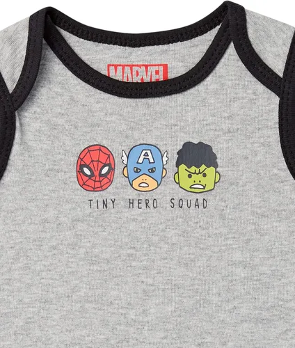 Vista 6 de Tienda Essentials Disney Marvel Star Wars Baby Boys' Sleeveless Bodysuits, Pack of 6