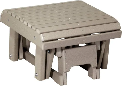 Vista 27 de LuxCraft Poly Glider - Reposapiés otomano (caoba antigua)