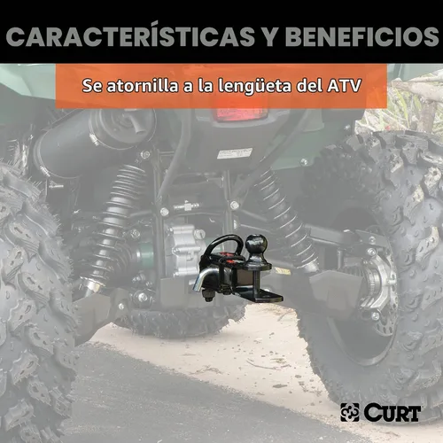 Vista 5 de Adaptador lengüeta atornillable CURT 45006